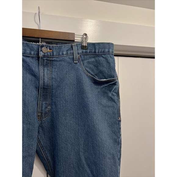 Ariat Rebar M4 Jeans Relaxed Boot Cut Blue Denim Loop Lock Durastretch 40x30 - Picture 3 of 10